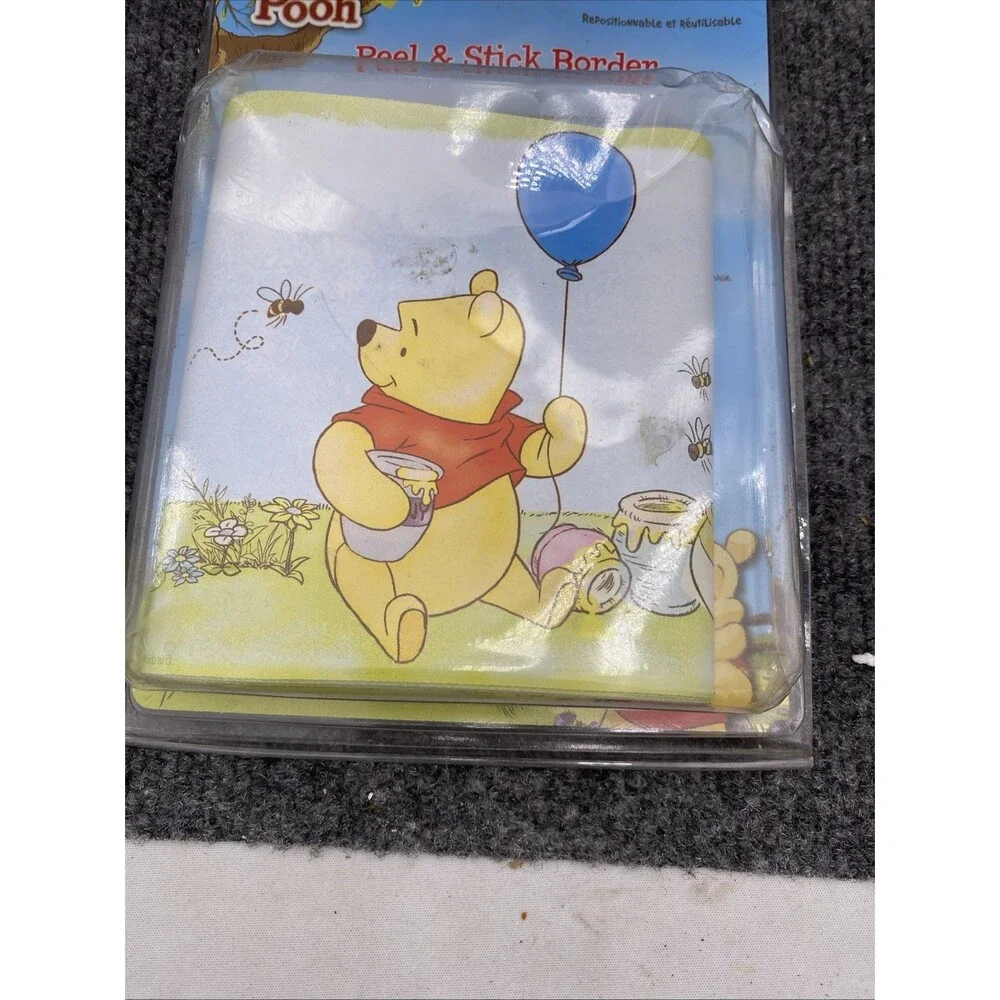 Disney Winnie the Pooh Peel and Stick Wall Border Removable Nursery Decor New